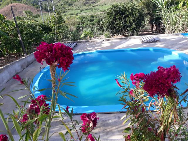 Sítio 4 km de Almenara MG com piscina casa Boa 3 quartos - Foto 2