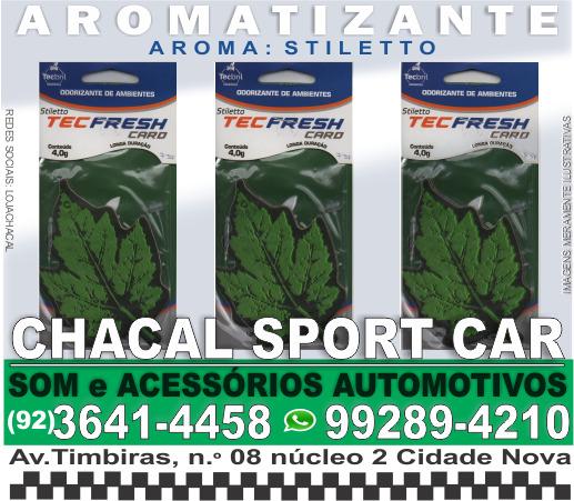 Aromatizante para o carro com aroma Stiletto