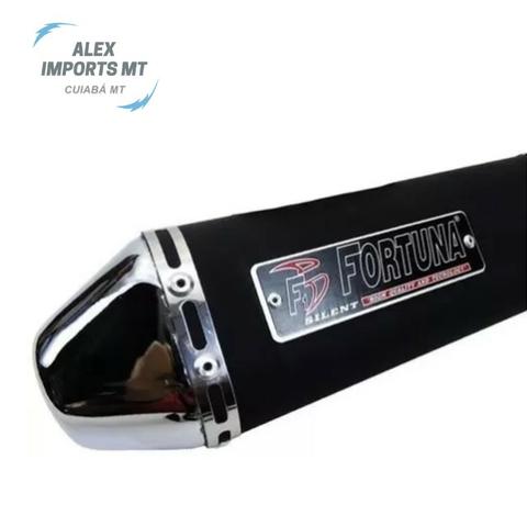 Escapamento Descarga Mini Fortuna Trioval Titan Fan 160 - Alex Imports Mt - Foto 3