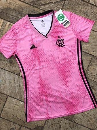 blusa do flamengo feminina rosa