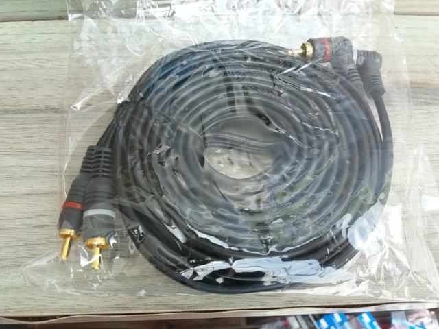 Cabo de som rca simples 5m novo