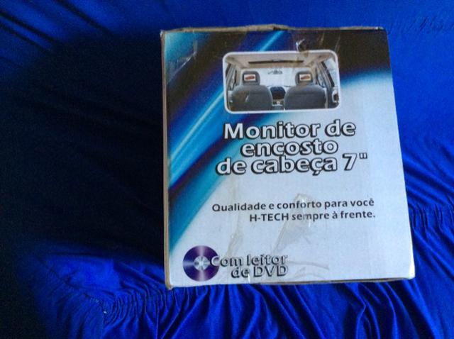 Encosto de cabeça p/ automóveis c/ DVD 7? - Foto 4