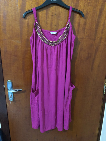 Vestido rosa NOVO & IMPORTADO tam 48