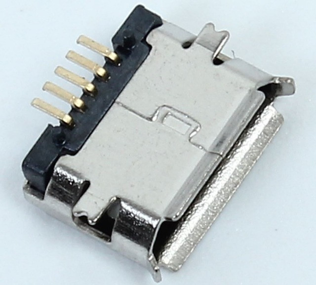 COD-CP117 KIT 4 Unidades Conector Micro Usb Tipo B Femea 5 Pinos Soquete Robotica - Foto 2