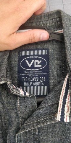 camisa jeans usada