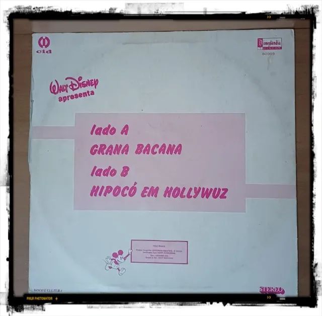 LP Vinil: Wuzzles-Hipocó Em Hollywuz-Grana Bacana - Foto 2