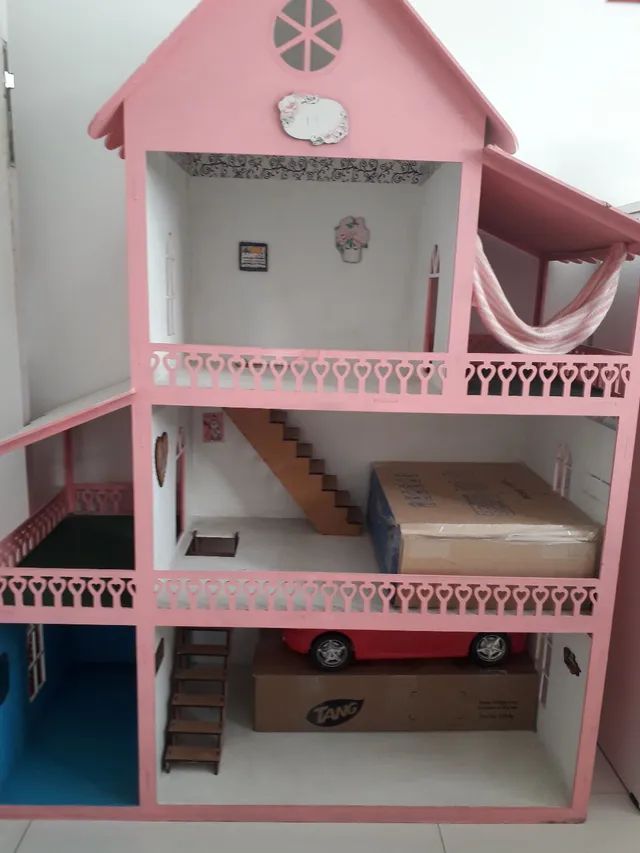 Casa de bonecas para barbie - Artigos infantis - Boqueirão, Santos  1182565505 | OLX
