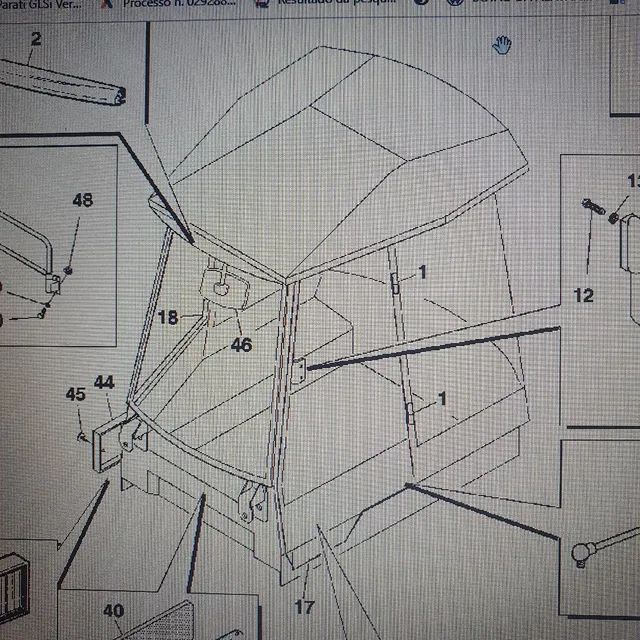 Forwarder bundler John deere pino cabine novo original F037475 - Foto 5