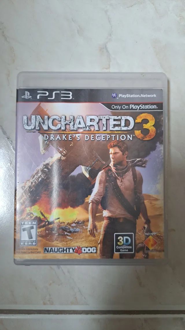 Jogo uncharted 3 xbox 360