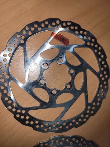 Par de Discos Rotor Shimano SM-RT56-S (praticamente novo) - Foto 6
