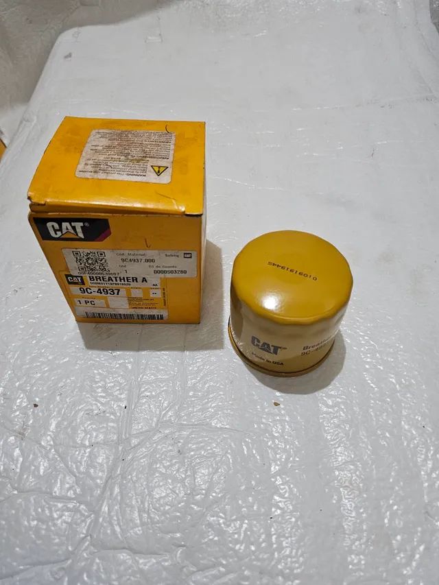 Caminhão fora estrada carregadeira trator caterpillar filtro respiro novo original 9C4937