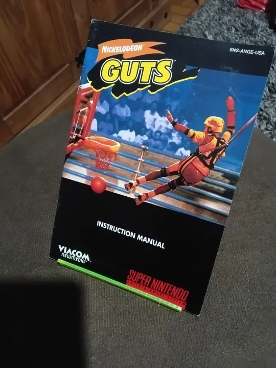 Nickelodeon Guts Manual Usa Original Snes