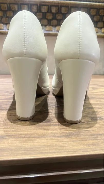 SCARPIN MEIA PATA OFF WHITE VIA MARTE - Foto 2