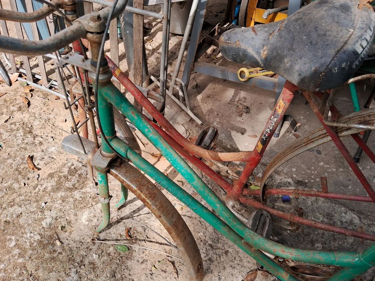 monark bicicleta princezinha para reformar sem rodas de epoca  - Foto 3