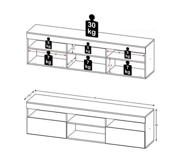 Promoção Rack 65'' Preto - 1    - Foto 2