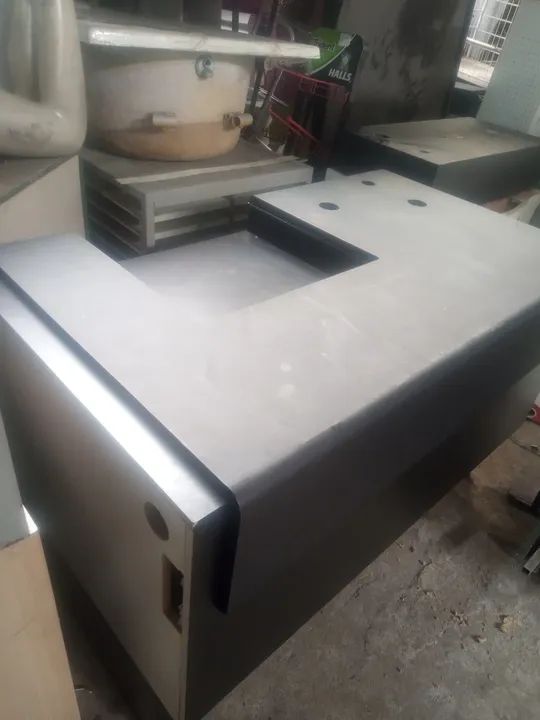 Balcão para atendimento Preto - Foto 2