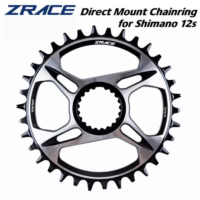 Coroa 32, 34, 36, e ou, 38 dentes - Zrace Direct Mount 12v Shimano