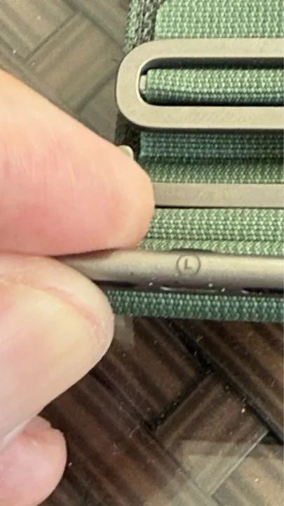 Pulseira Apple Loop Alpina Verde L Ultra - Foto 6