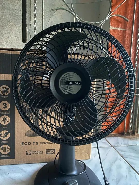 Ventilador mallory com a caixa  - Foto 3