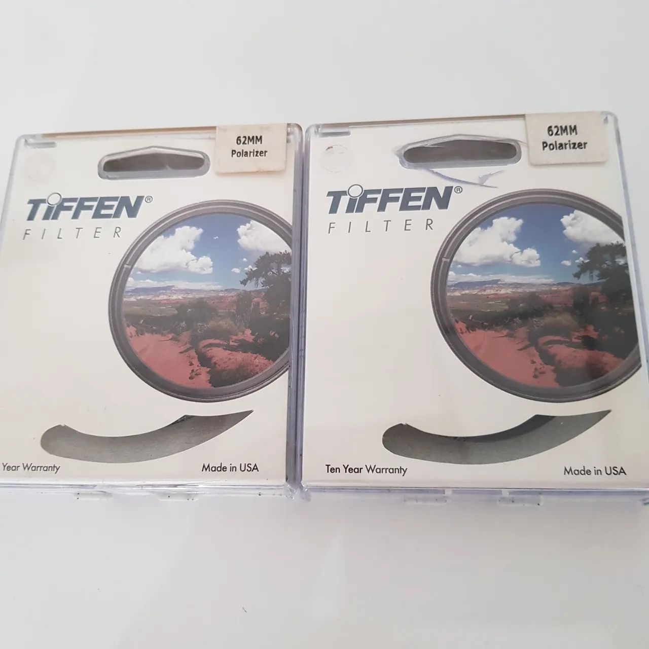 Filtro Polarizador Tiffen 62mm - Novo (2  filtros ) - Foto 2