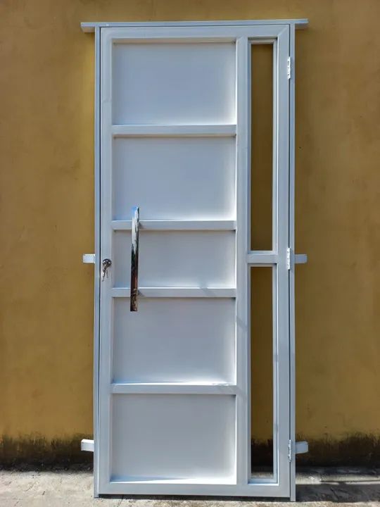 Porta galvanizada com puxador 3x sem juros - Foto 3