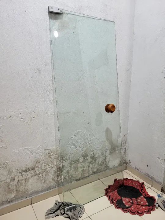 Porta de vidro temperado