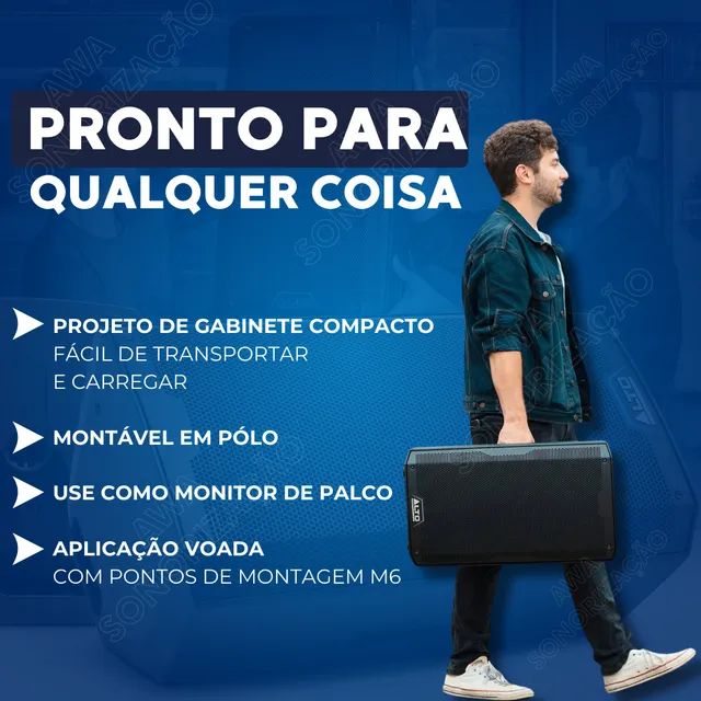Caixa Profissional TS408 2000w 130spl ( A ÚNICA 220V DO BRASIL) - Foto 3