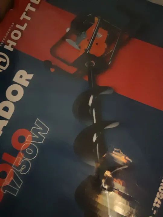 Perfurador  de solo a gasolina completo com 03 Brocas - Foto 4