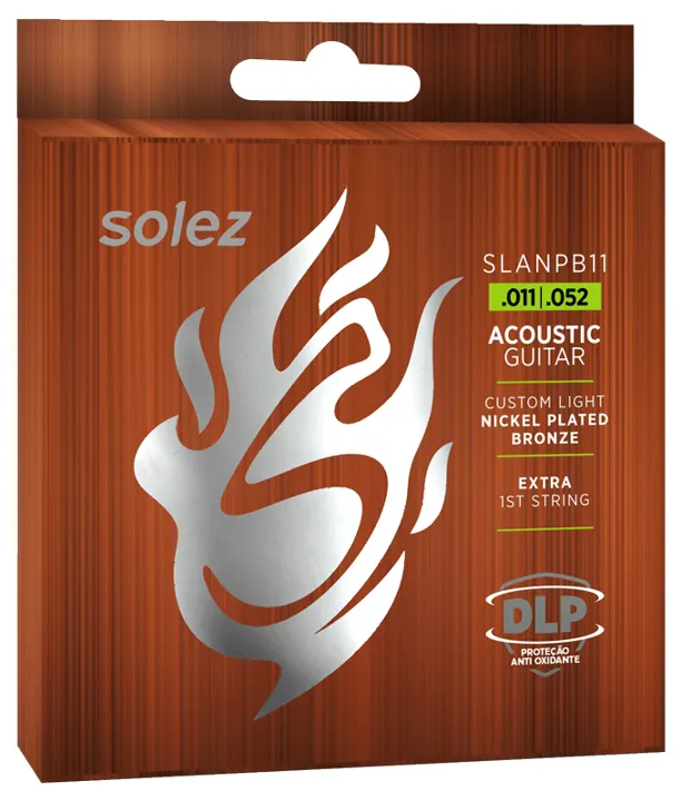 Encordoamento Solez 011 Violão SLANPB11 DLP