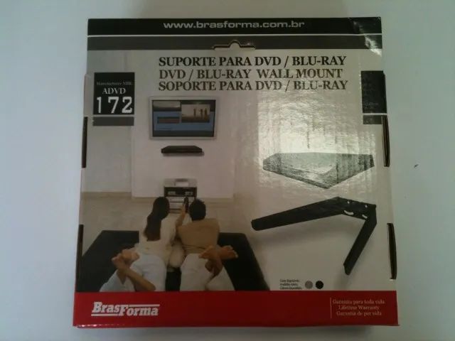 Suporte para DVD ou Blu-ray da marca Brasforma - Foto 3