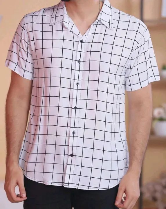 Camisa viscose branca listrada P - Foto 5