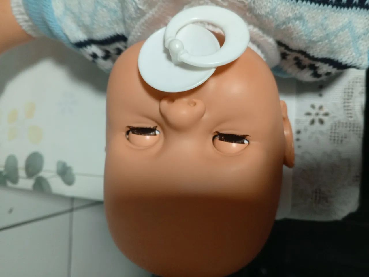 Bebe da estrela antigo olhos castanhos lindo - Foto 3