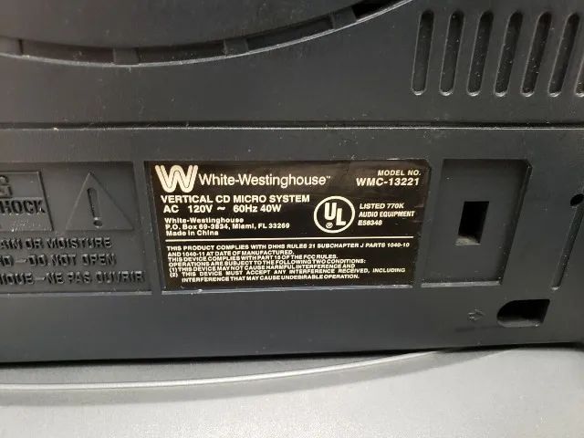Rádio White-Westinghouse MWC-13221 vintage - Foto 2