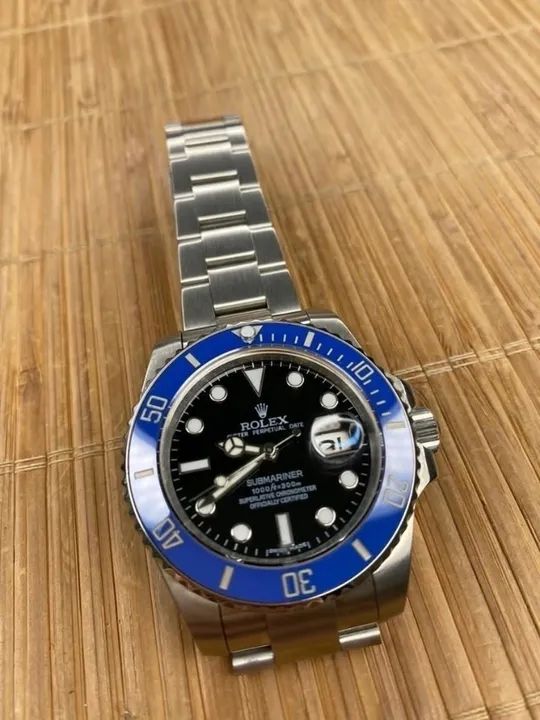 Rolex Submariner Smurf Eta 3035 Automático Premium