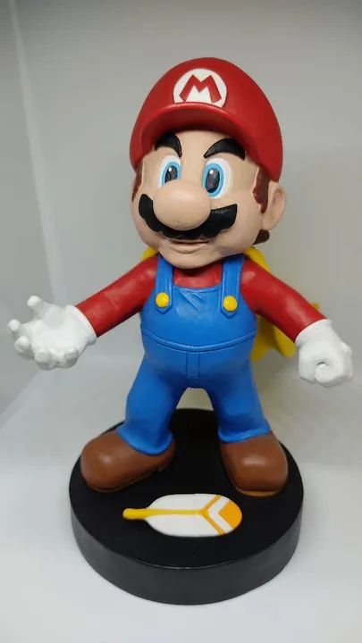 Action Figure Boneco Super Mario Capa Edição Limitada