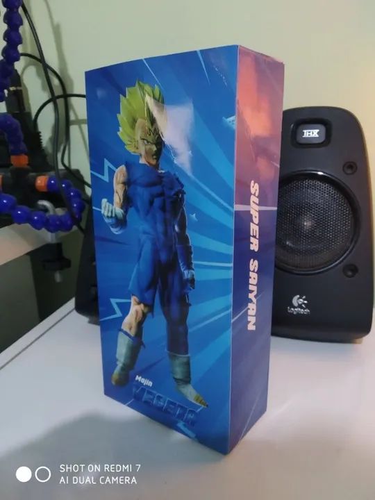 Action Figure Boneco Majin Vegeta Dragon Ball Z. Leia - Foto 5