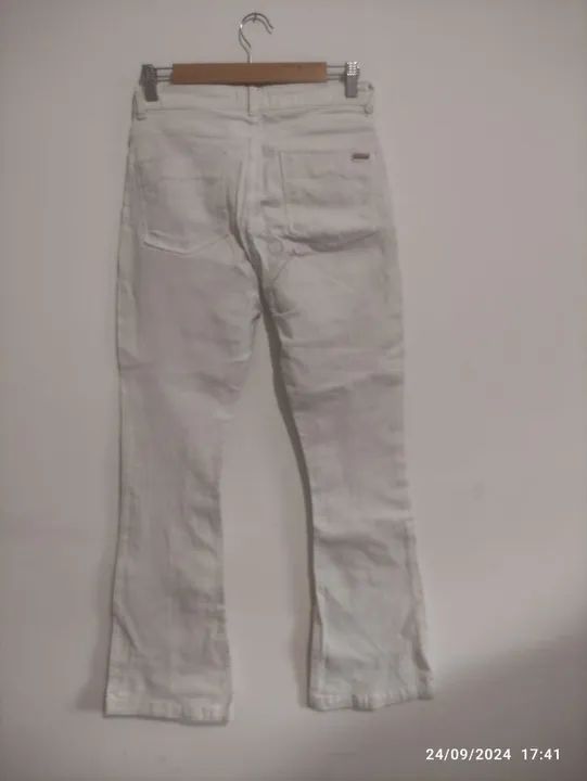 Calça Creme Flaire - Foto 2