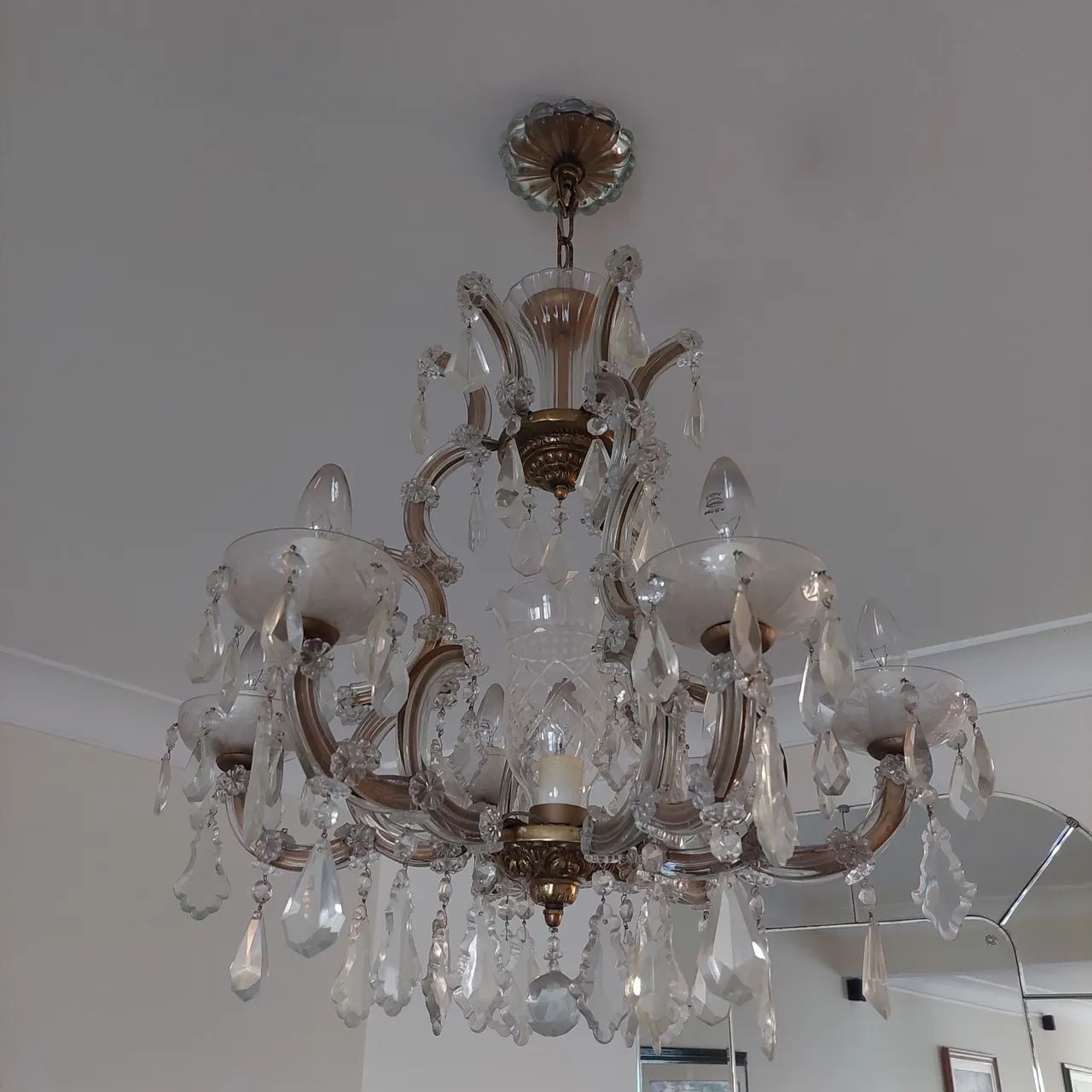 Lustre cristal Tcheco legítimo