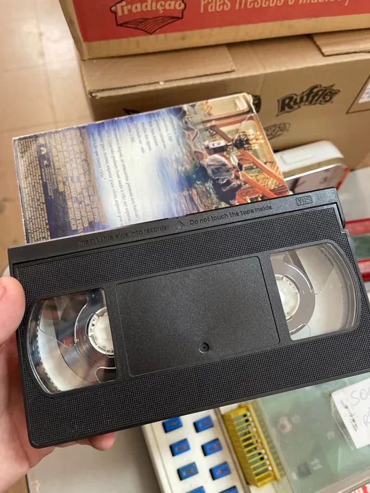 Box fita vhs titanic legendado anos 90 antiguidade filme - Foto 4