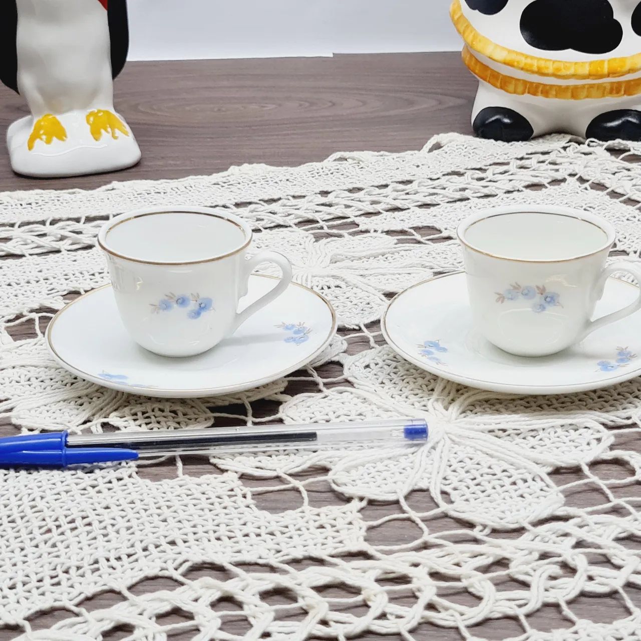 Antigas Xícaras de café em porcelana Mauá  - Foto 2