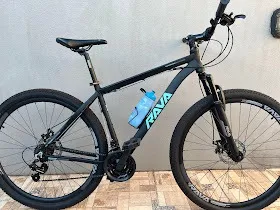 Bicicleta Aro 29 Rava Pressure de Alumínio - Freio a Disco + Capacete novo
