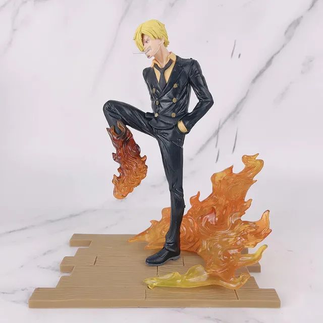 Kit Action Figure do Roronoa Zoro e Vinsmoke Sanji - Bonecos de One Piece - Foto 4