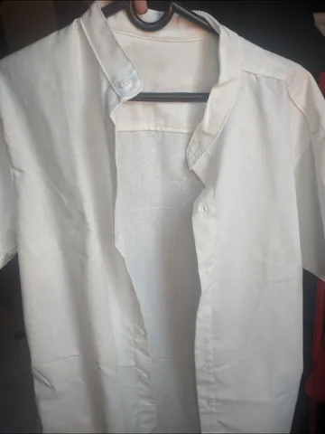 Camisa de linho gola padre M