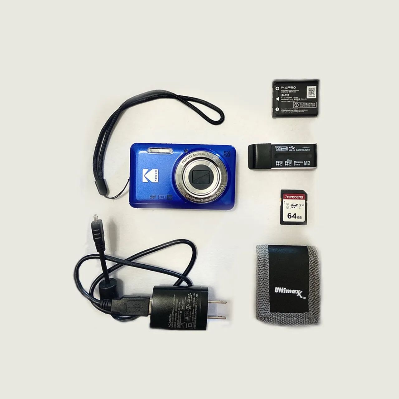 Câmera Digital KODAK PIXPRO FZ55-BK - 16 MP, Zoom 5x e Vídeo Full HD