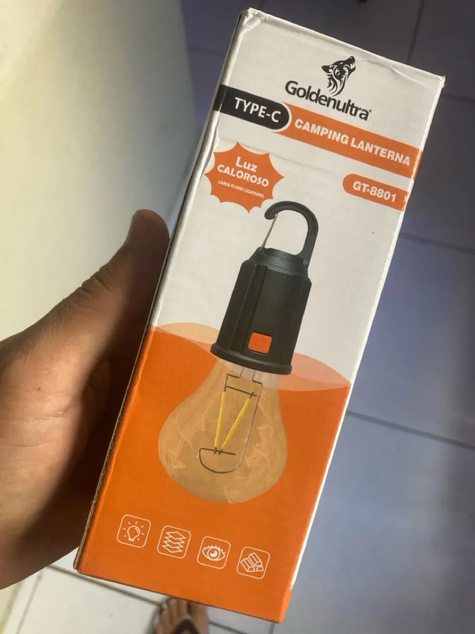 Lanterna LED para Camping - Goldenultra - Foto 4