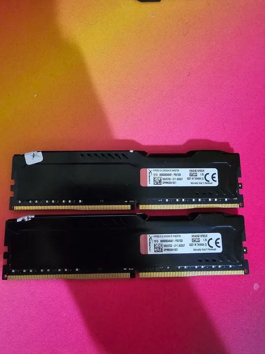 Kit 2x8GB HyperX Fury DDR4 3000MHz - Foto 2