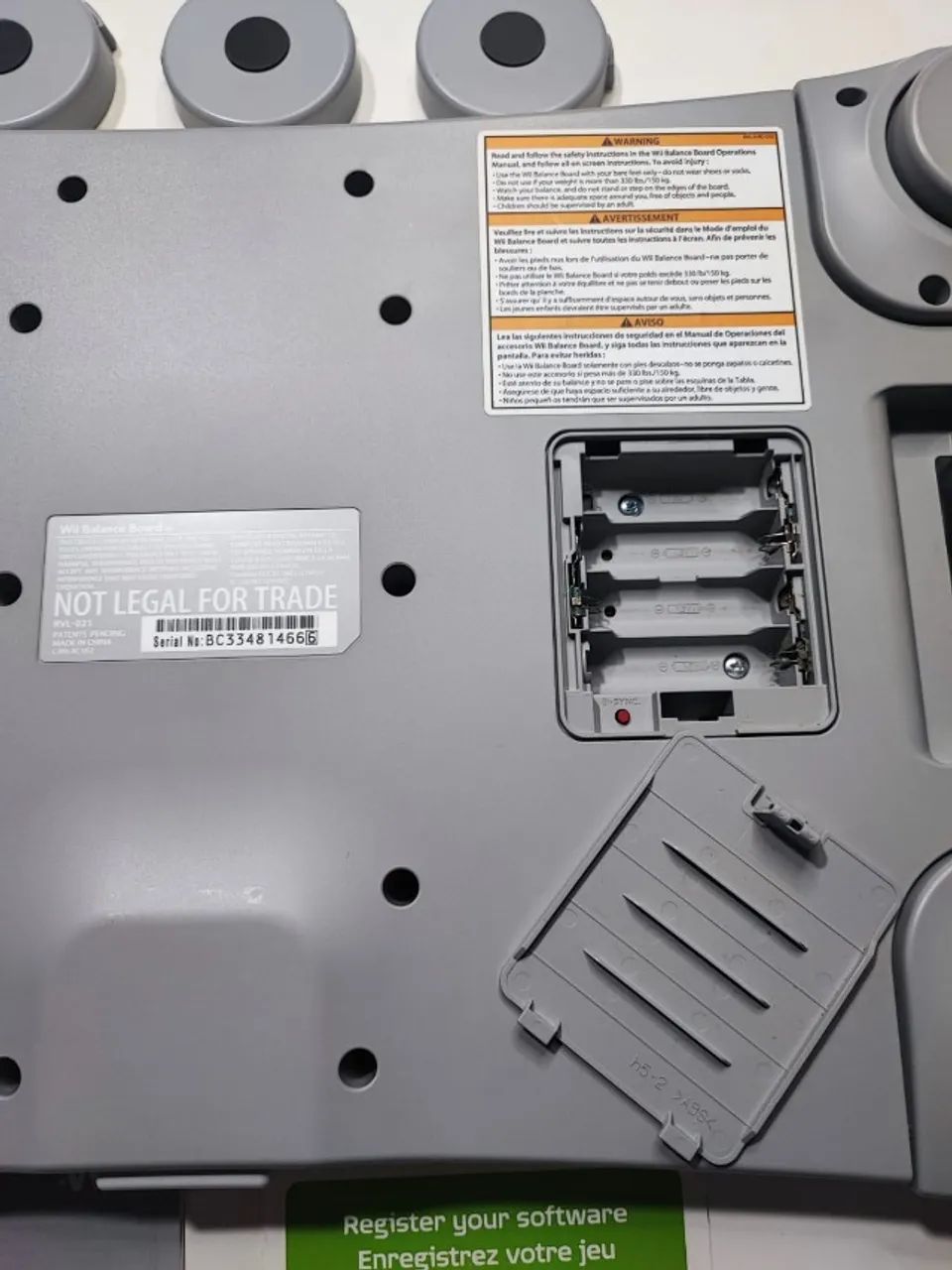 Nintendo Wii Balance Board Yoga original em perfeito estado, aceito pagamento no cartão - Foto 4