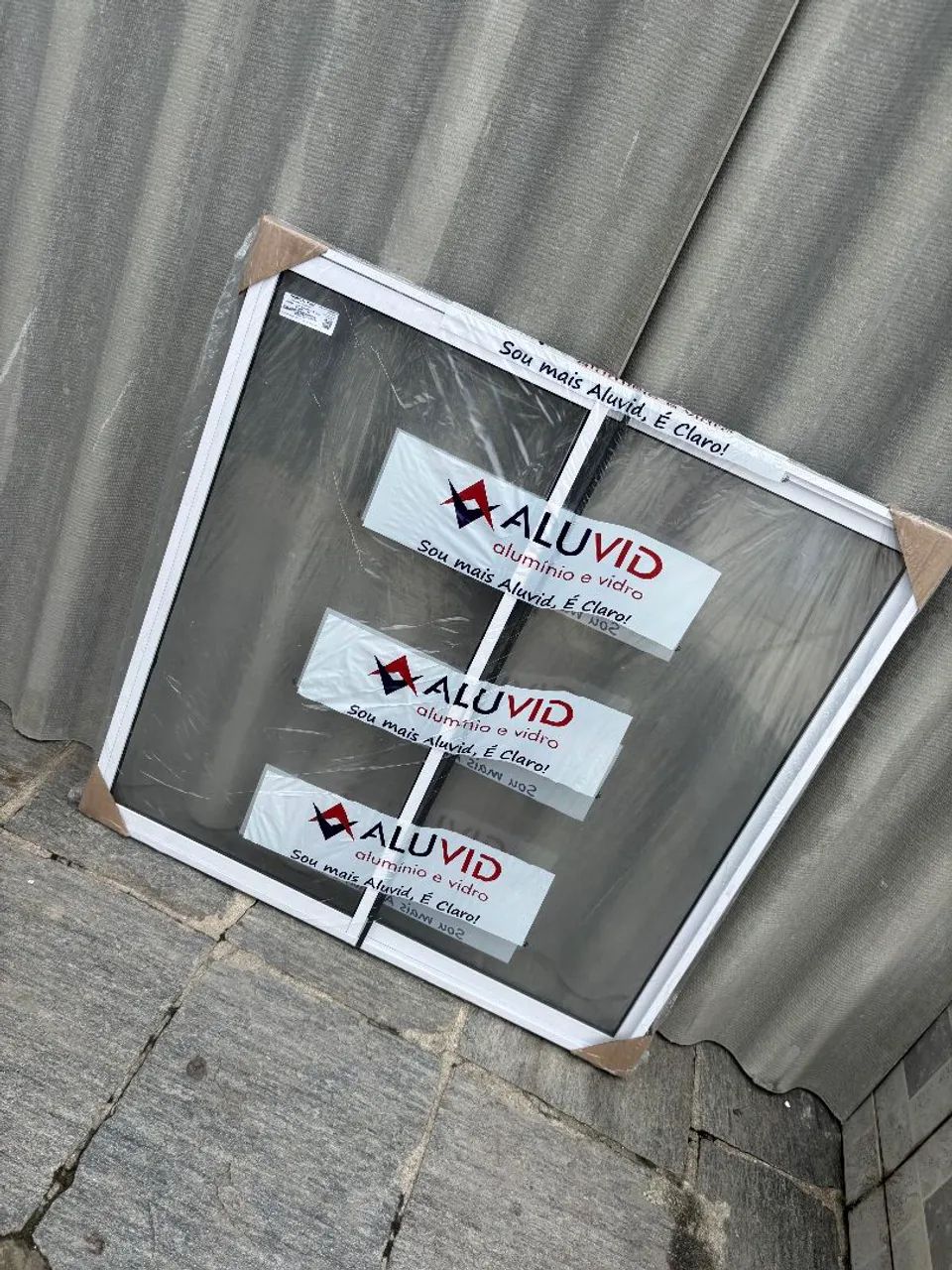 Janela 1x1 aluminio branco  - Foto 2