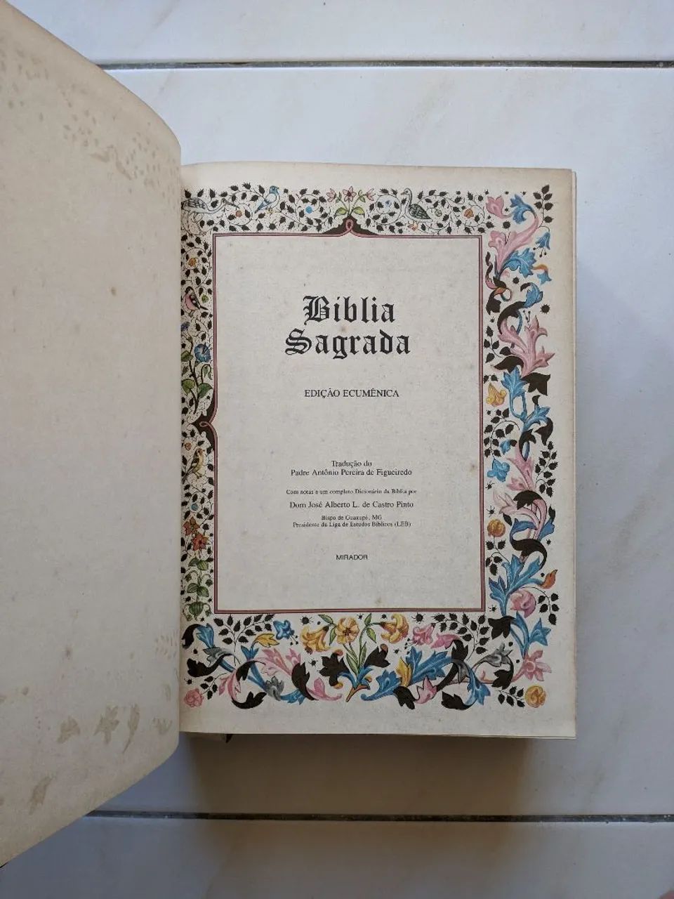 Bíblia Sagrada Grande Católica - Edição Ecumênica - Mirador - Foto 3