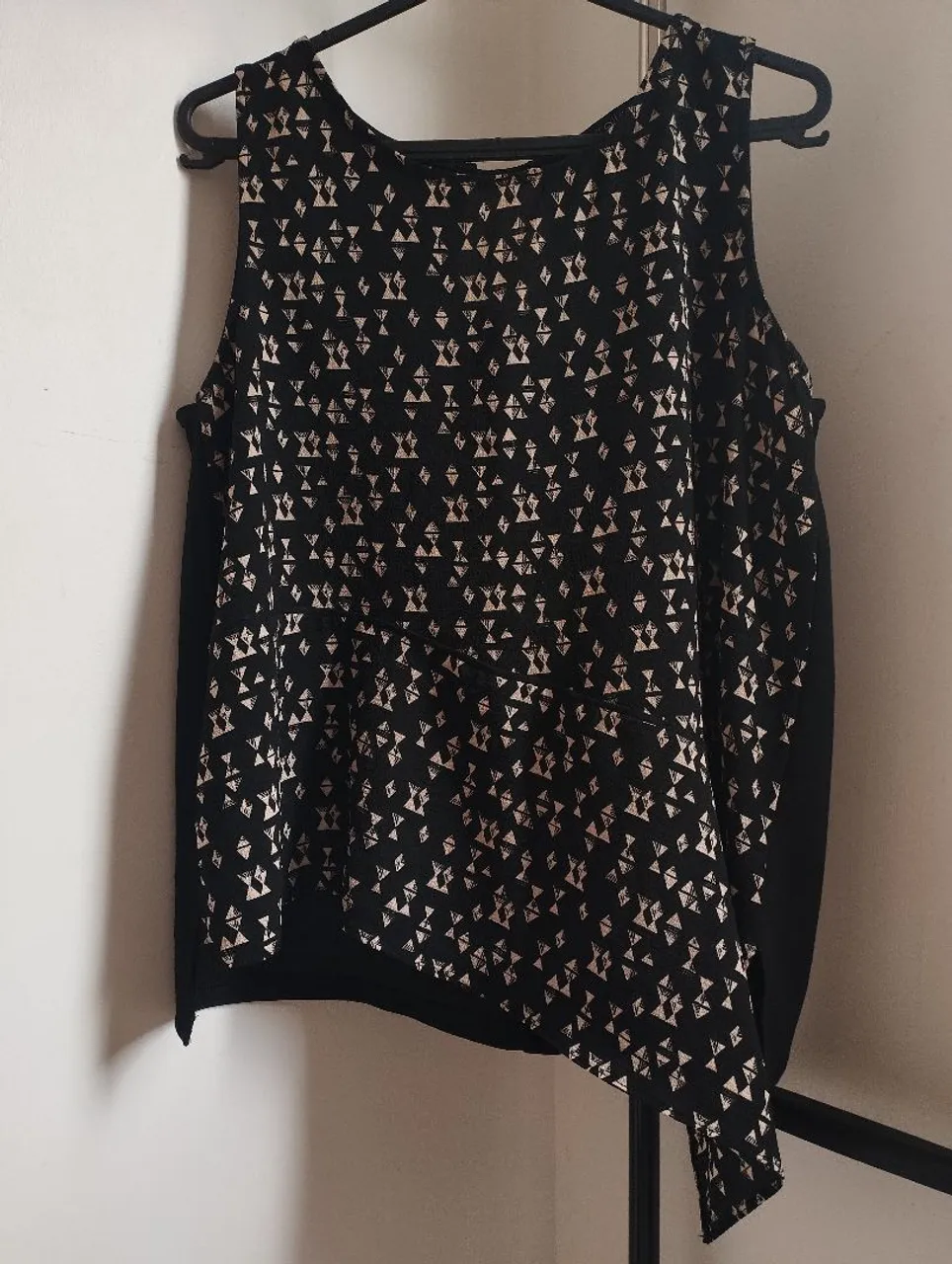 Blusa Feminina Estampada Preta
